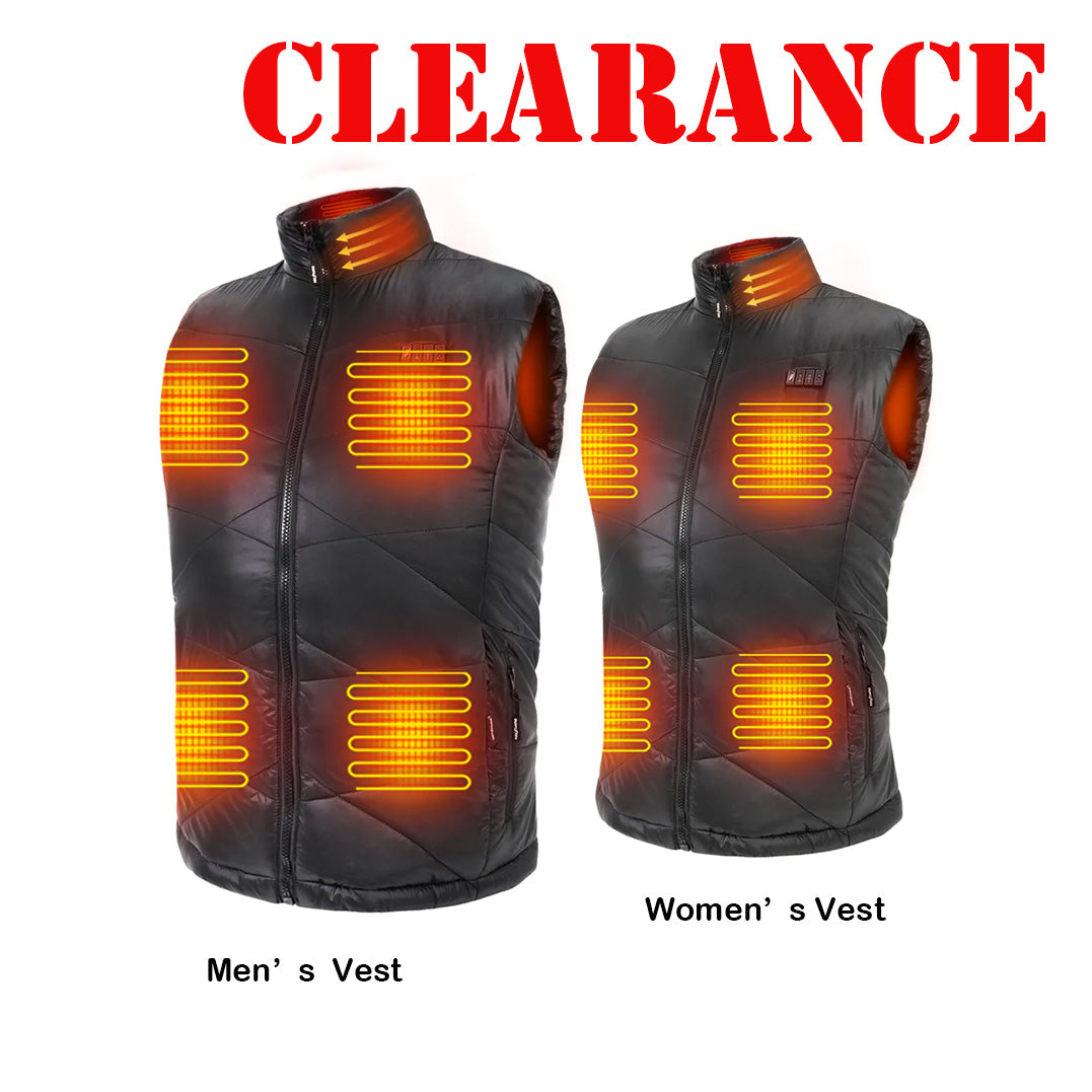 XFLWAM Heated Vest for Men Women USB Rechargeable Body Warmer