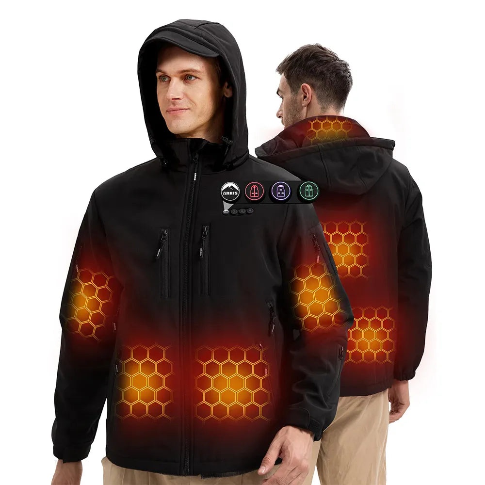 ARRIS graphene enhanced heated jacket for men