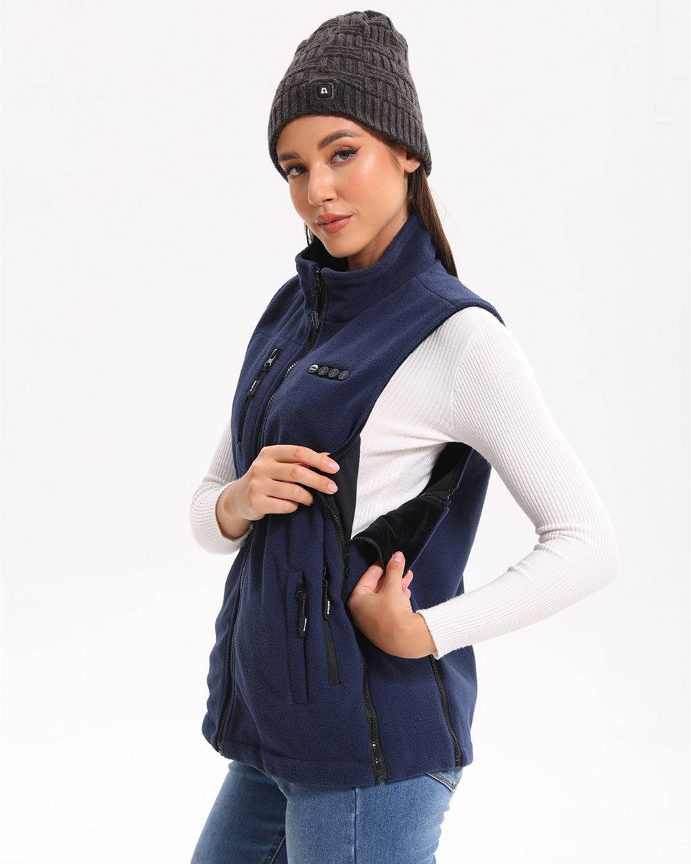 arris heated vest comes with a set of size adjustable panels