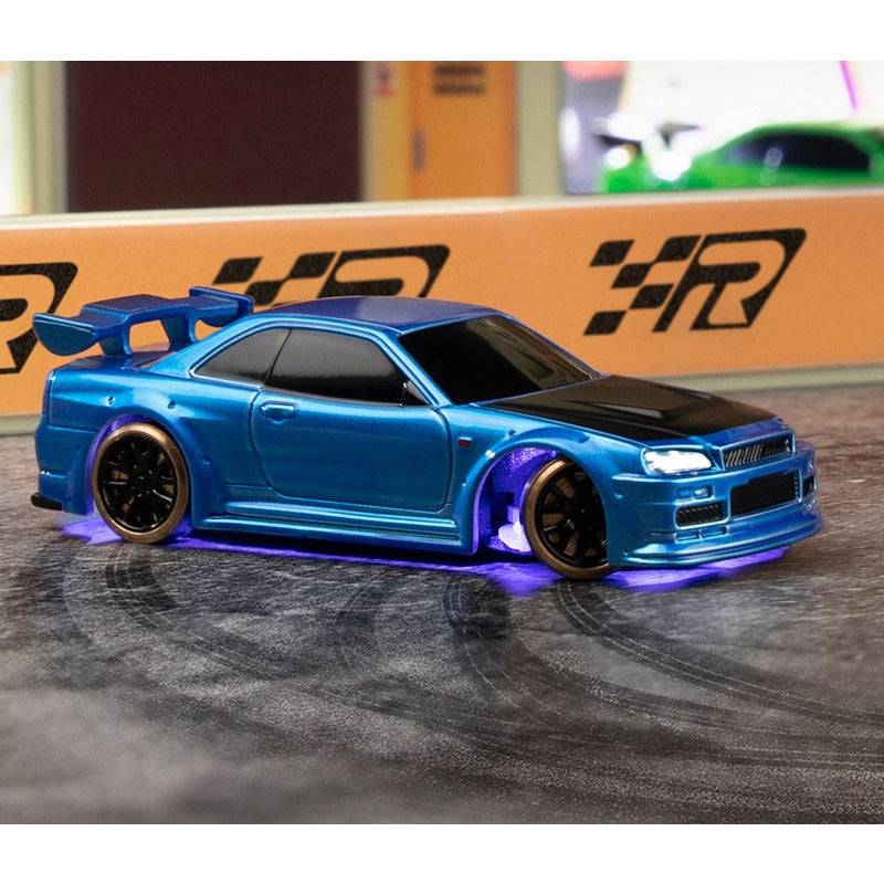 Turbo Racing 1:76 C64 Drift RC Car Remote Control RTR Car for Children and Adults