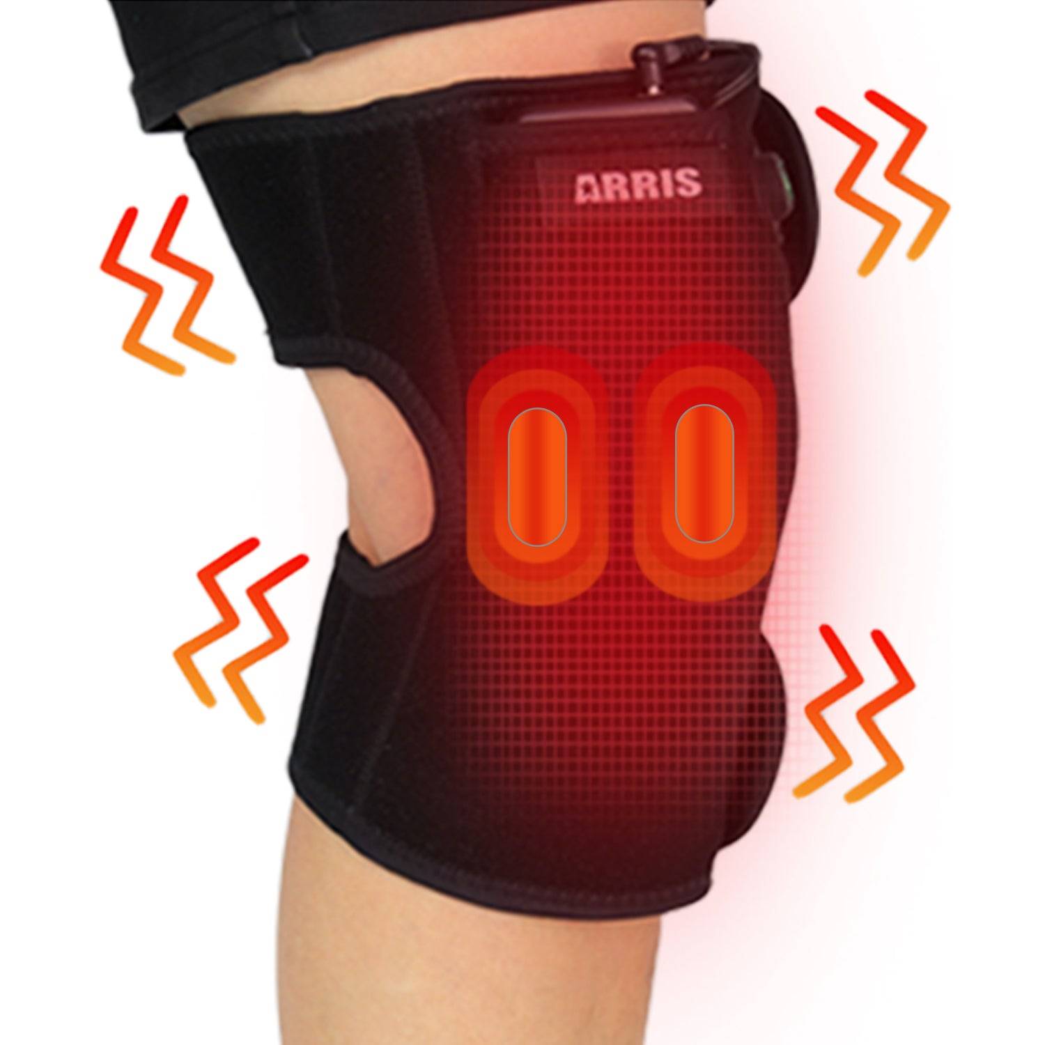 ARRIS 7.4V 4200mah Battery Heating Knee Pad with Massage Vibration motor