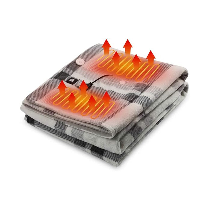 fleece heated blanket 