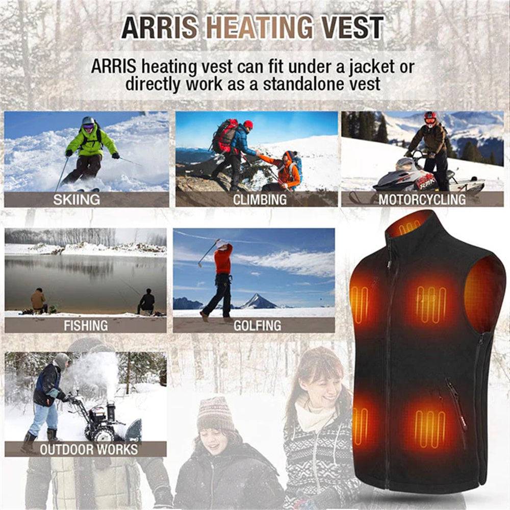 heated apparel for outdoor lovers in cold winter