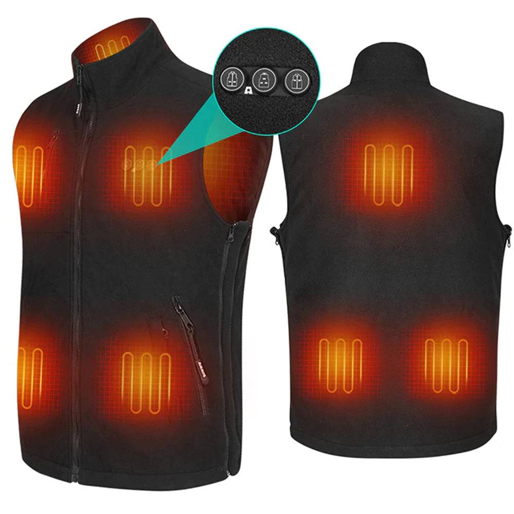 best selling fleece heated vest