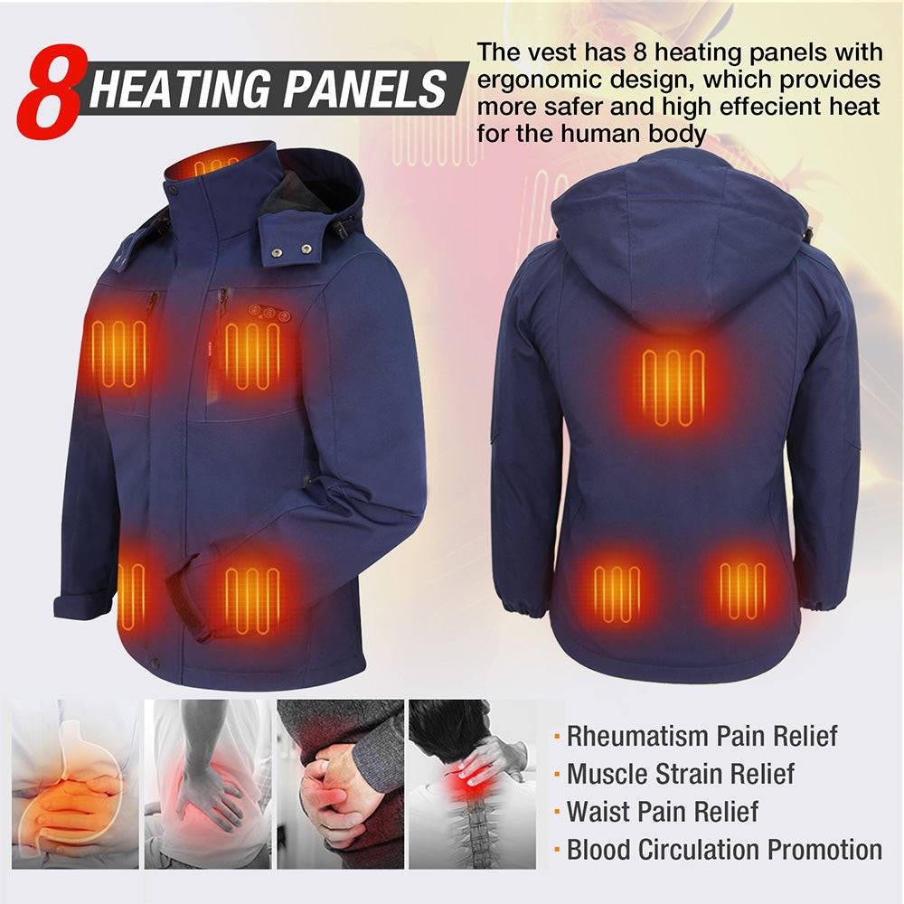 electric heated jacket for women winter gift