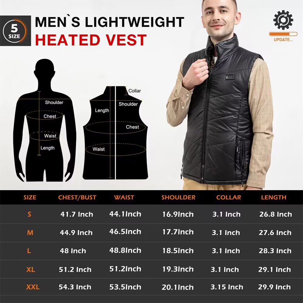 Heated on sale jacket clearance