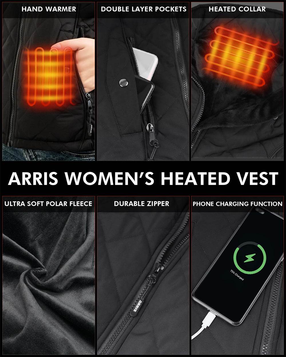 heated vest for women