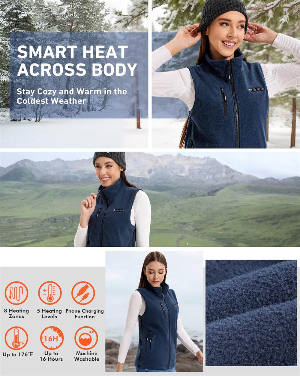 arris fleece vest for outdoor lovers, hiking, fishing, etc