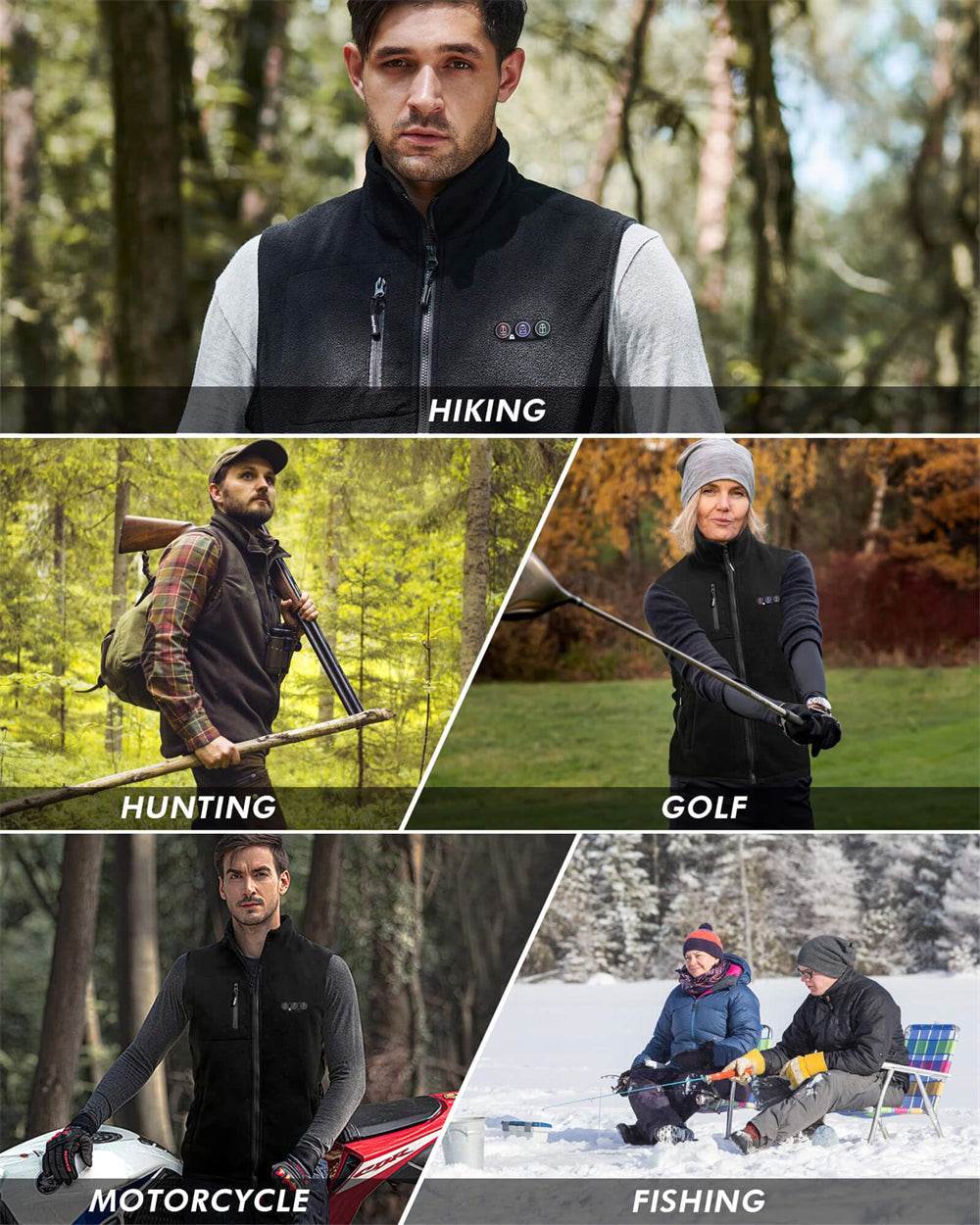 men's vests that are heated for outdoor lovers