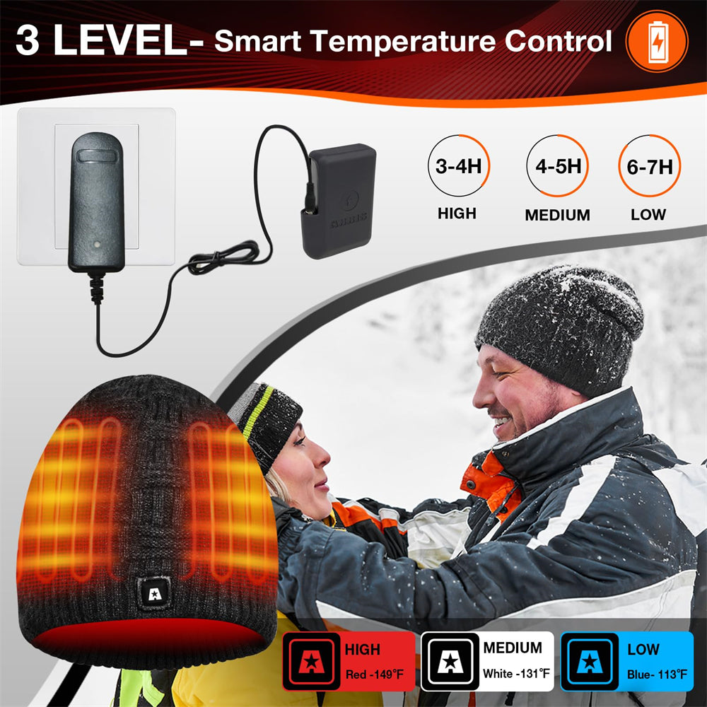 Best selling heated beanie 