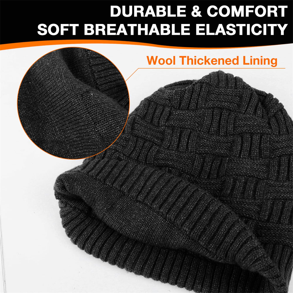 soft material of the heated beanie