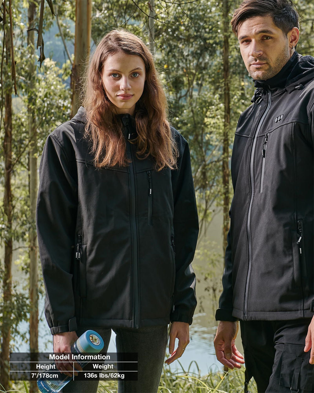 couple heated jacket for both men and women