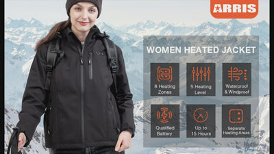 heated jacket women for cold winter