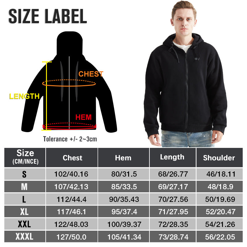 Electric best sale heated hoodie