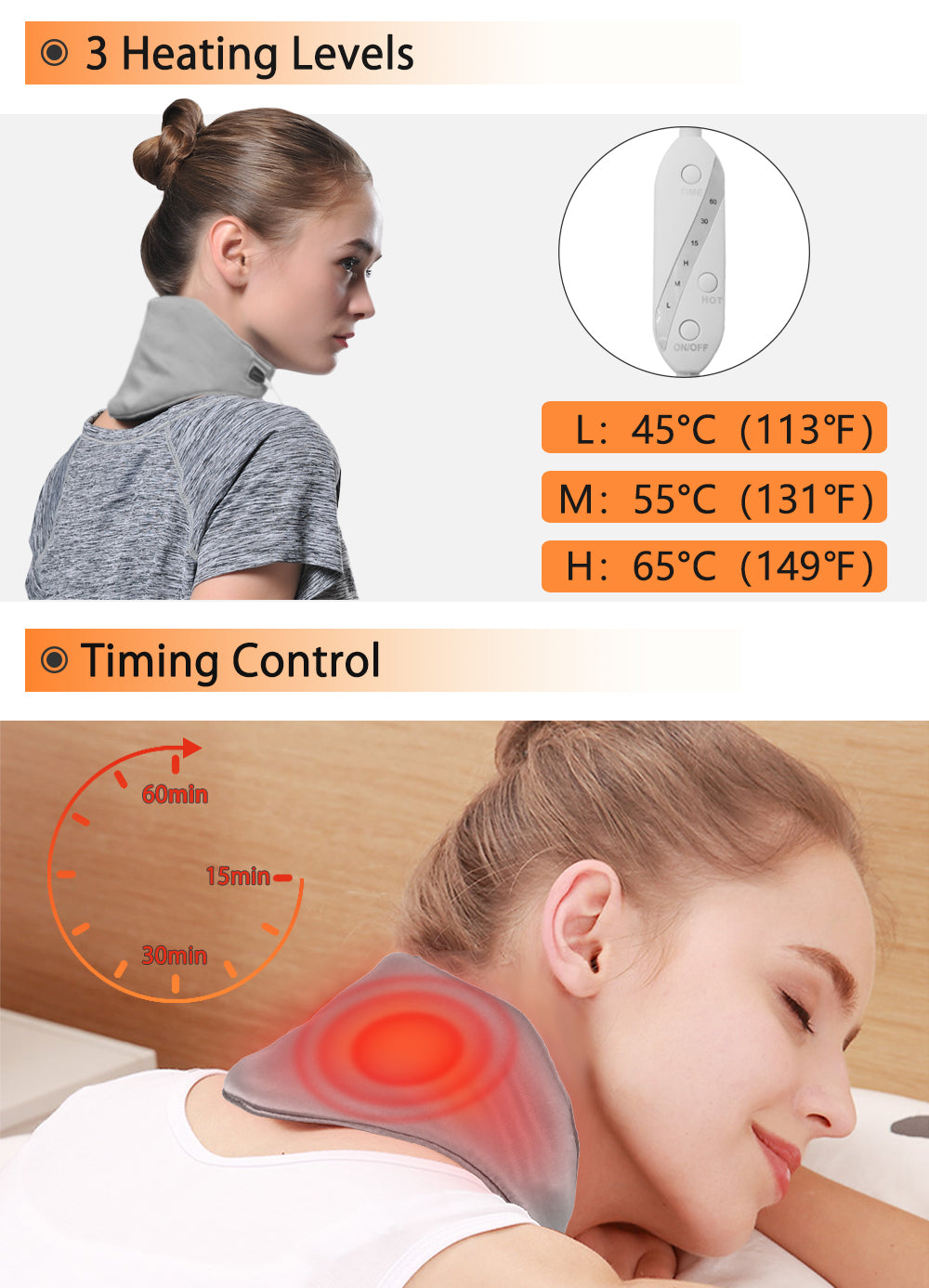 What is OEM Electric Neck Back Shoulder Warmer Relax Massage Relieve Neck  Pain